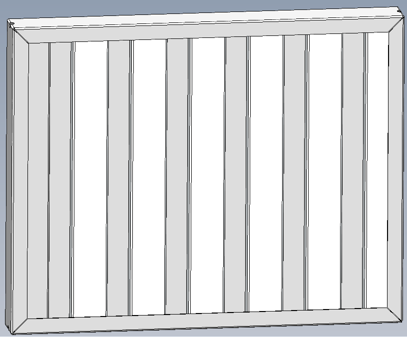 1000 - RR54 Canopy Baffle Filter