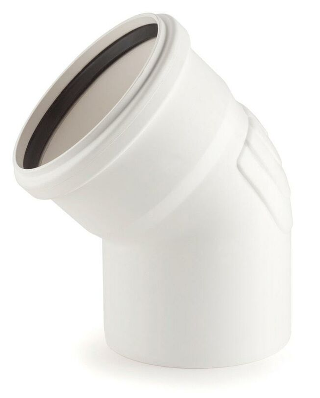 8691 - Pushfit Pipe 50mm dia x 45deg bend