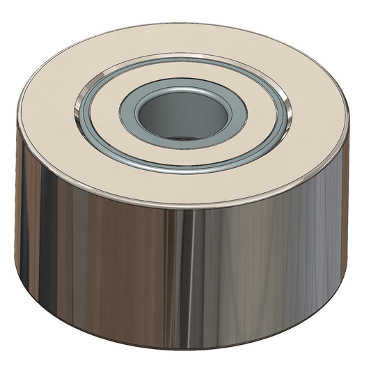 3532 - Zinc Coated Steel Tensioner Pulley Wheel (75mm OD) 