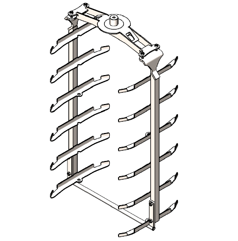 3830 - RR54 Flat Tray Rack 