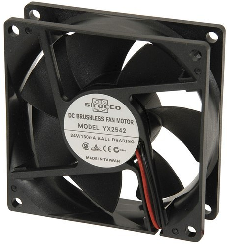 7073 - Fan thin 80mm 24VDC