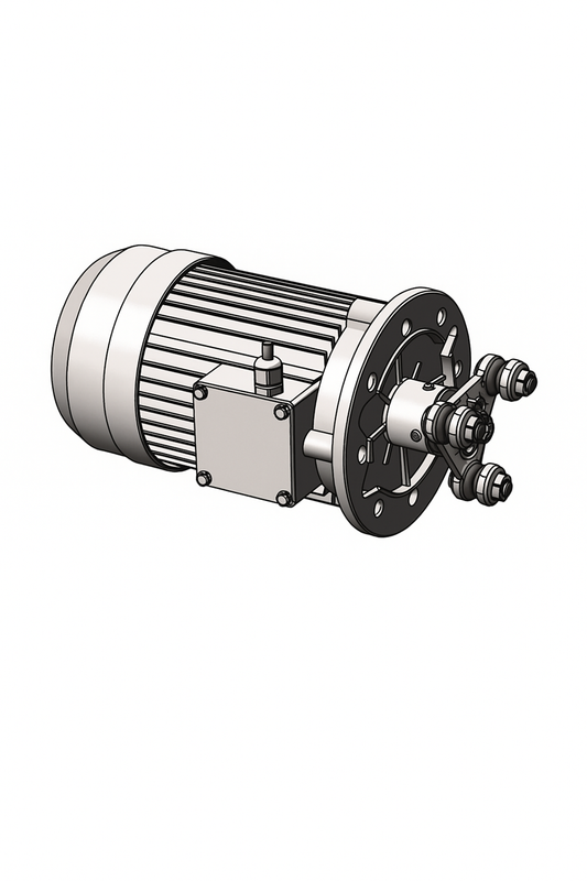 M12X - RR72 / RR36 Drive motor with coupling Kit (D80 FRAME)
