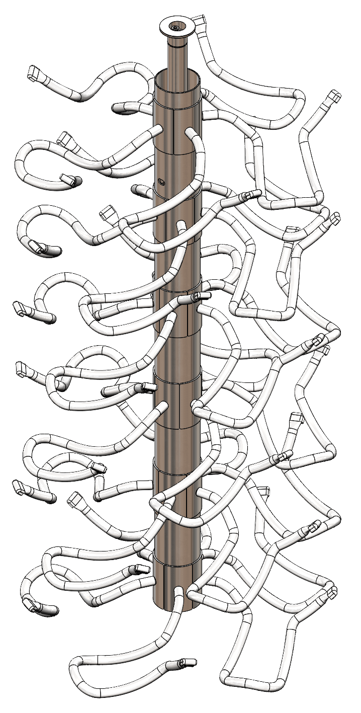 R30SK - RR54 / RR30 RH Centre Spine Upgrade Kit with Hooks