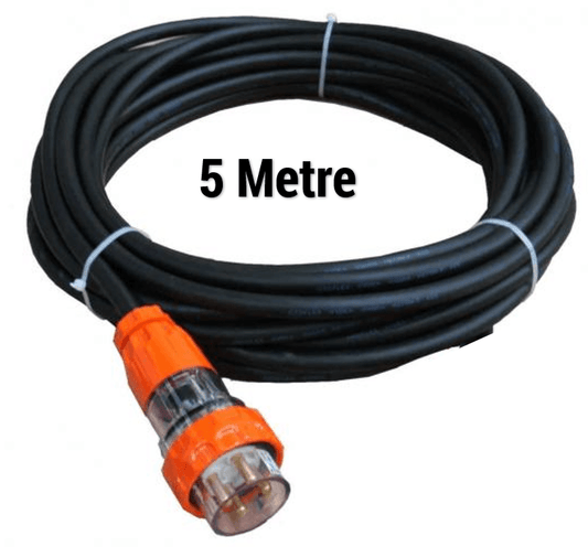 RE14 - Main power cable Kit 5 Metre (C/w with 50A Plug fitted)