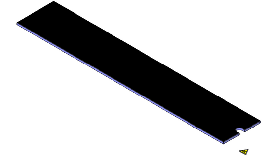 RM15 - Central glass panel c/w decals