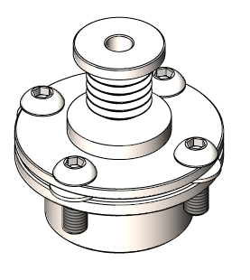 RM4T - Small bobbin pulley assy c/w Taper bottom half